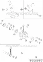 VILEBREQUIN / PISTON pour Husqvarna TC 2024