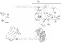 BOITIER PAPILLON INJECTION pour Husqvarna Supermoto 2024