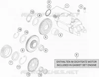 DEMARREUR ELECTRIQUE pour Husqvarna Supermoto 2024