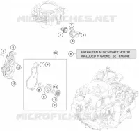 POMPE A EAU pour Husqvarna Supermoto 2024