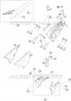 RESERVOIR / SELLE pour Husqvarna Supermoto 2024