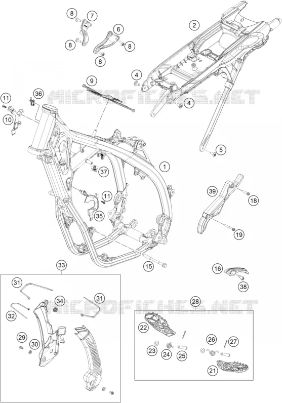 CADRE Husqvarna Husqvarna 450 2024 FS  FS 450