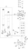 FOURCHE / T DE FOURCHE pour Husqvarna NORDEN 2023