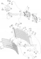 CIRCUIT DE REFROIDISSEMENT pour Husqvarna NORDEN 2023