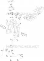 RESERVOIR / SELLE pour Husqvarna NORDEN 2023