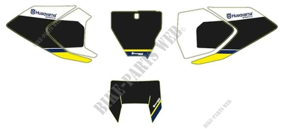 Autocollants de fond de plaque-Husqvarna